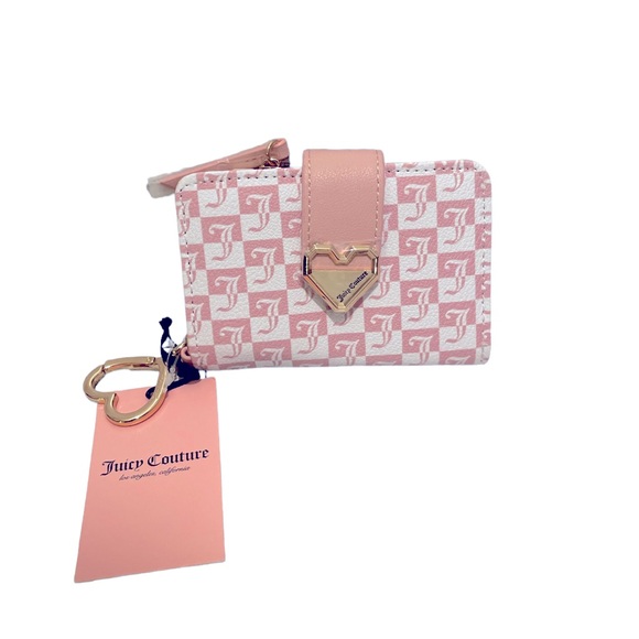 Juicy Couture J Geo Pink Diamond BestSeller Fame Satchel with matching wallet - Picture 6 of 12